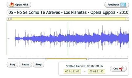 Corta archivos MP3 fácilmente con Cut MP3