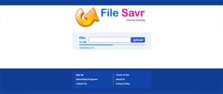 File Savr, aloja y comparte archivos de hasta 10 GB