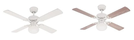 Ventilador de techo blanco rebajado de 61,92 euros a sólo 51,12 euros y con envío gratuito 