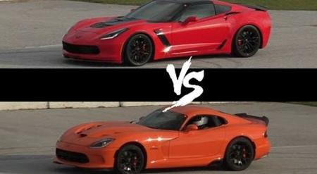 Corvette Z06 vs Viper TA vs Challenger SRT Hellcat