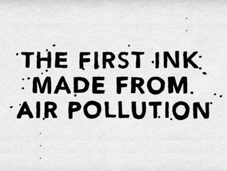 Air-Ink, la tinta creada a partir de la polución de tu tubo de escape