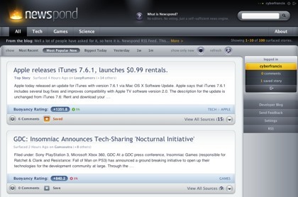 Newspond, un "techmeme" muy visual