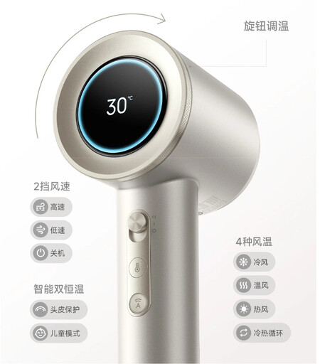 El secador de pelo Mi Home High-Speed Water Ion Pro de Xiaomi