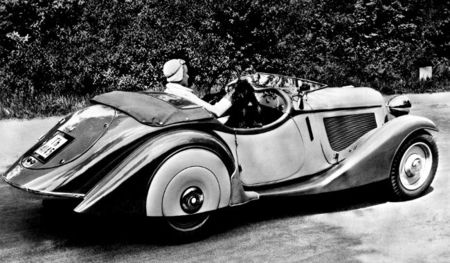 BMW 315/1 Roadster vista posterior y lateral