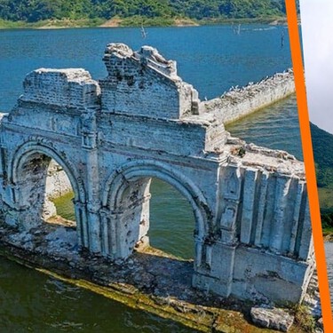 No solo es Michoacán: Chiapas también esconde una iglesia bajo el agua, y puedes verla cuando baja el nivel del río