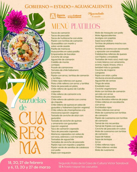 Llega el Festival Las Siete Cazuelas de Cuaresma a este destino de México: dónde y cuándo disfrutar 100+ recetas tradicionales 