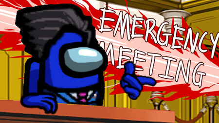 Phoenix Wright en Among Us