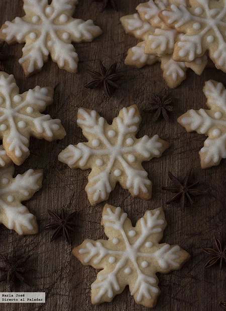 Galletas copo de nieve, receta de Navidad con Thermomix