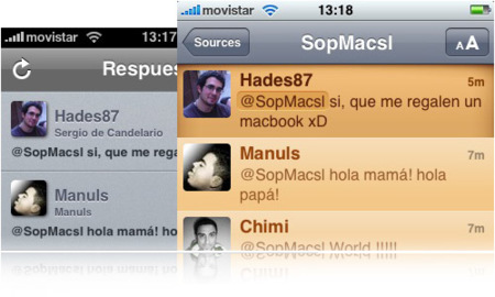 Nuevas versiones de Twitterrific y Twittelator para el iPhone e iPod touch