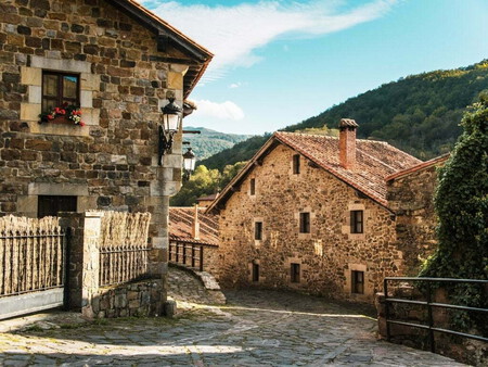 Pueblo Bonito Montana Espana Escada Viaje Turismo Desconectar
