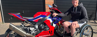 "Me siento leal a Honda". Resiliencia motera, nivel: De quedarse tetrapléjico a subirse a una Honda CBR1000RR-R Fireblade 