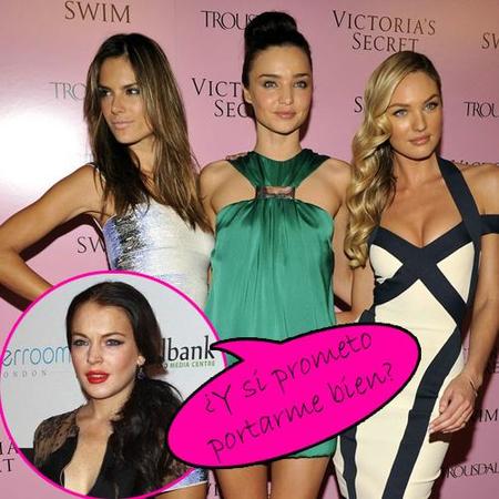 A Lindsay Lohan no la quieren entre los ángeles de Victoria's Secret
