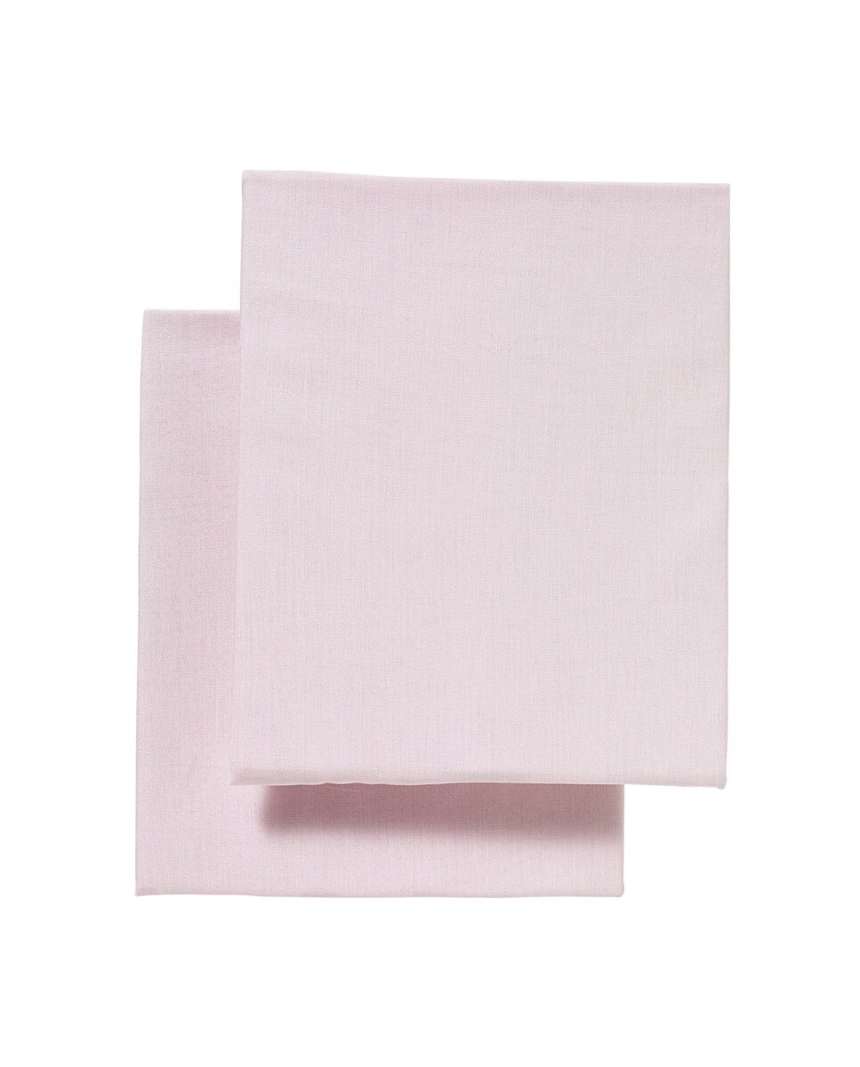 JUEGO DE 2 SÁBANAS BAJERAS AJUSTABLES COTTON JUICE BABY HOME SOLID ROSA (DISPONIBLE EN VARIAS MEDIDAS)