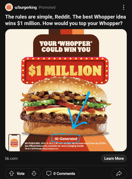 Burger King Ai Ad Contest Us