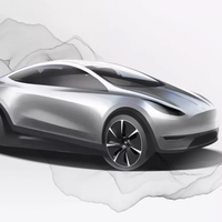 Este es el primer boceto del futuro coche eléctrico de Tesla: compacto y hecho en China para todo el mundo
