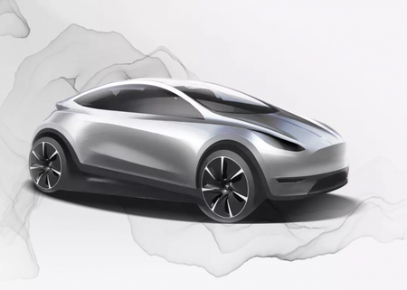 Este es el primer boceto del futuro coche eléctrico de Tesla: compacto y hecho en China para todo el mundo