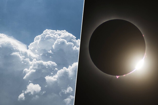 Nubes Eclipse Solar