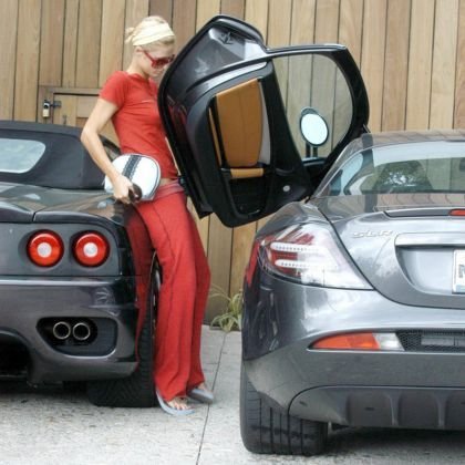 Paris Hilton Mercedes SLR