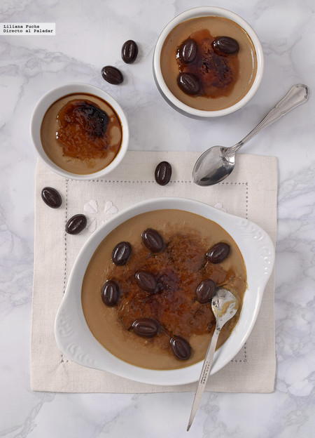 Crema catalana de café. Receta de postre para cafeteros