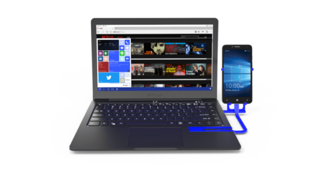 Mirabook, un portátil esclavo de 250 dólares para fundirlo con tu smartphone