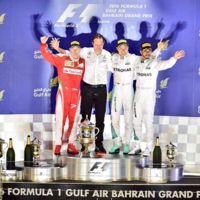 Nico Rosberg suma y sigue en el GP de Baréin de F1