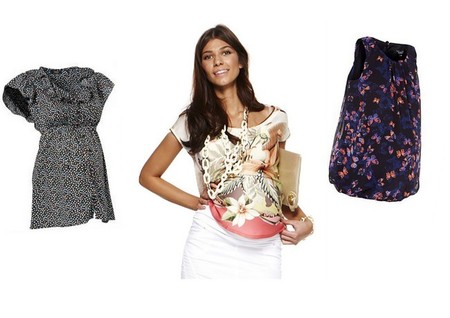 blusas y tops estampados premamá pv 2014