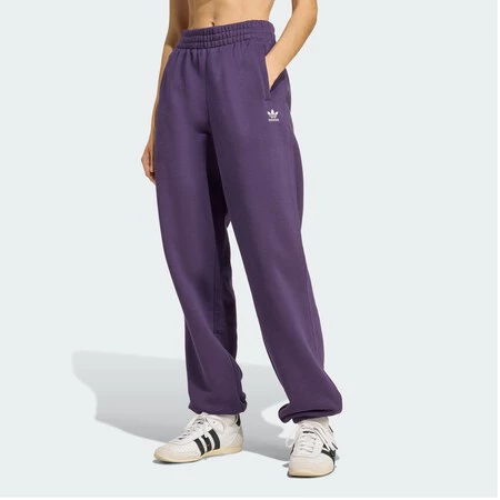 Pantalon Essentials Fleece Loose Violeta Jx5187 21 Model