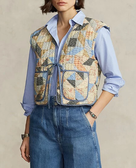 chaleco patchwork