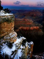 Hermosas fotografías del Gran Cañón a media luz