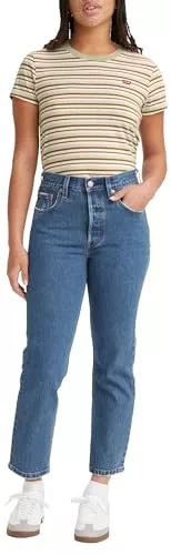 Levi's 501 Crop Vaqueros, Jazz Pop, 25W / 26L Mujer