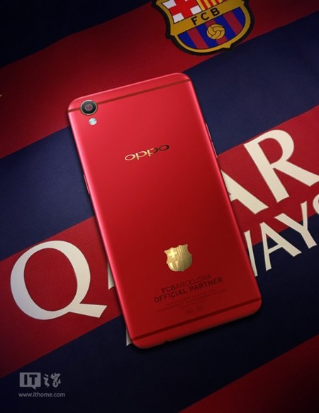 Primeras imágenes del OPPO R9 edición especial F.C. Barcelona