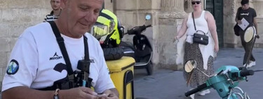 Un jubilado español ha recorrido 20.000 km en Vespa para conocer Europa. Ahora se ha propuesto dar la vuelta al mundo 