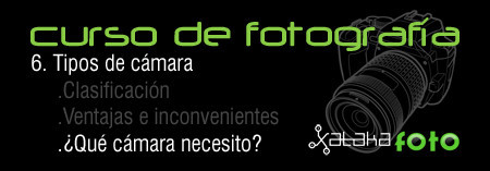 Curso de Fotografía: 6 . Tipos de cámara. ¿Qué cámara necesito?