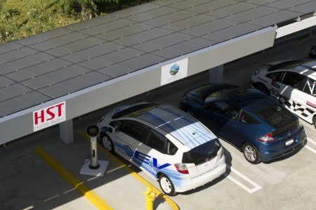 Honda Fit Ev Cargador Solar