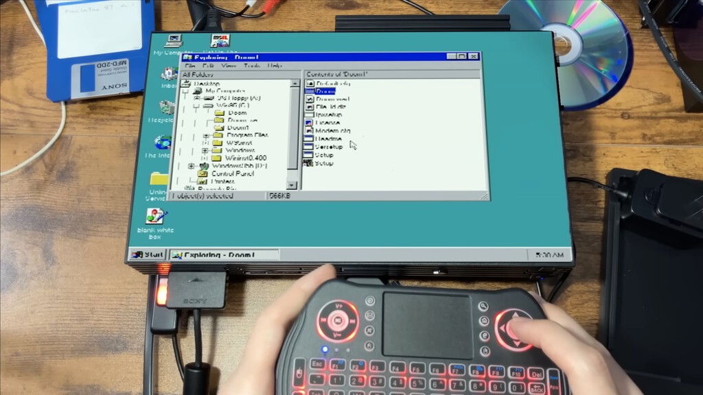 Instaló Windows 95 en una PS2 y confirmó por qué es una de las consolas más indomables de Sony