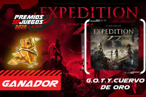 La lista completa de los ganadores en los Premios 3DJuegos LATAM 2025: Expedition 33 se lleva el GOTY