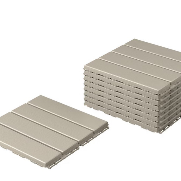 RUNNEN Suelo exterior / suelo terraza, beige, 0.81 m²