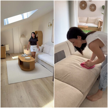 Cómo eliminar las manchas del sofá sin meterlo a la lavadora, el truco de interiorista que lo cambia todo