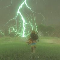 Cómo evitar que te caiga un rayo en Zelda Breath of the Wild 
