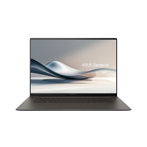 ASUS Zenbook S 16 OLED UM5606WA-RK297W - Ordenador Portátil 15.6" WQXGA+ 120Hz (AMD Ryzen AI 9 HX 370, 32GB RAM, 1TB SSD, Radeon 890M, Windows 11 Home) Gris Zumaia - Teclado QWERTY español