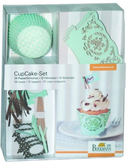 Juego de decoración de cupcakes rebajado en Amazon de 19,04€ a 7,97€ ¡En color verde menta!