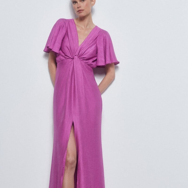 TFP by Tamara Falcó
Vestido con nudo en escote