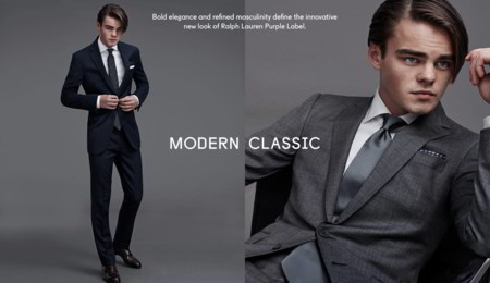 Konrad Annerud, el clon de Leonardo DiCaprio debuta en el modelaje con Ralph Lauren