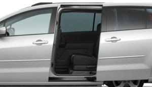 Mazda 5. Puerta corredera