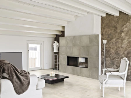 Tablones cerámicos que imitan madera en blanco, la solución que estabas deseando