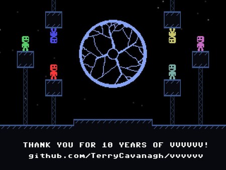 El maravilloso VVVVVV celebra su décimo aniversario regalando su código fuente a todo el que lo desee