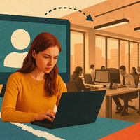 Vio una oferta de teletrabajo y se interesó. Tenía una gran letra pequeña: era teletrabajo... en oficina 