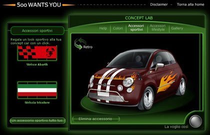 Diseña tu propio Fiat 500
