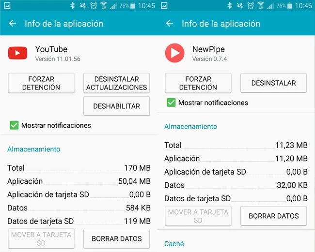 NewPipe ist eine leichte Player, YouTube-Videos herunterladen und hören, wie sie Hintergrund NewPipe ist eine leichte Player, YouTube-Videos herunterladen und hören, wie sie Hintergrund