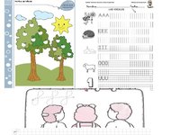 Fichas de actividades para niños: cinco años